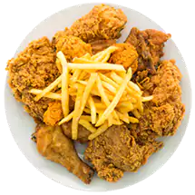 Crispy fried chicken